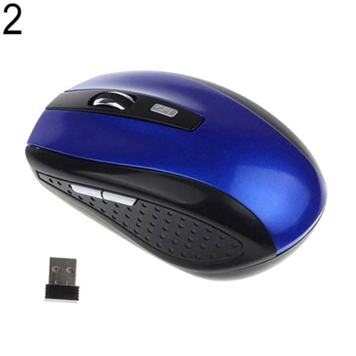 Valeriee Chuột Chơi Game Không Dây 1200Dpi 2.4GHz USB Tiện Dụng Receiver Chuột Cho Máy Tính Để Bàn Máy Tính Xách Tay