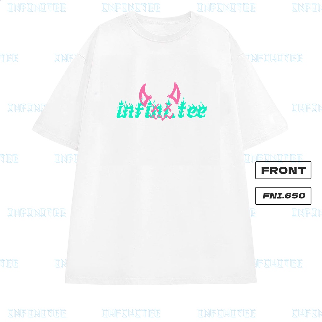 Áo thun INFINITEE Fni0650B, Thun 100% Cotton - form rộng Unisex.