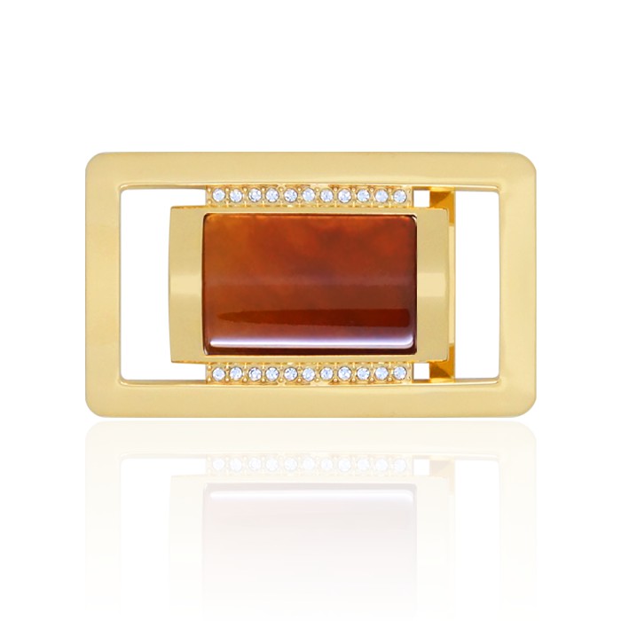 Mặt Khóa Thắt Lưng GOAT MK0041 Đá Cam