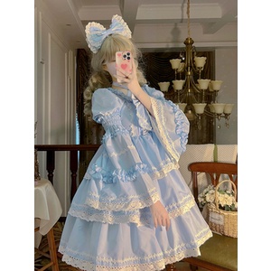 Váy Lolita OP Rococo Tay ngắn có thể tháo rời | Shopee Việt Nam
