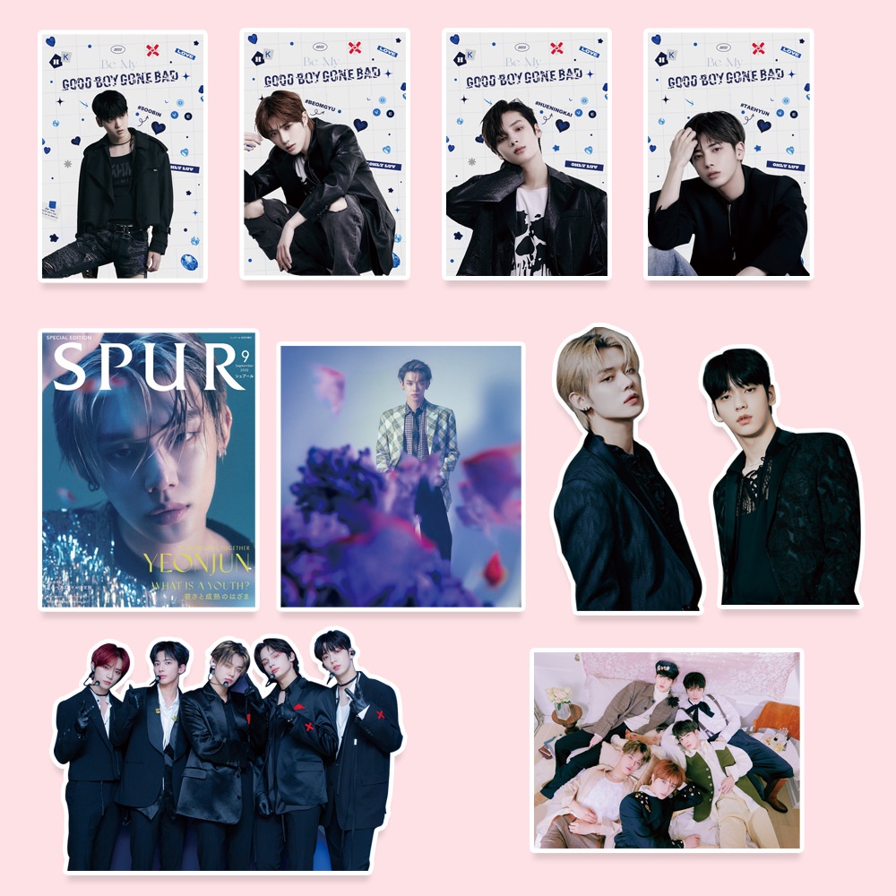 Set 102 Sticker Chống Thấm Nước Hình Thần Tượng TXT GOOD BOY GONE BAD Album