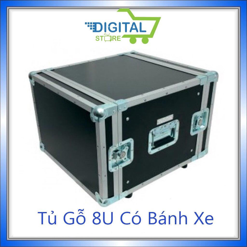 Tủ rack 8u, Tủ thiết bị âm thanh 8U dùng cho gia đình, sự kiện lưu động ...