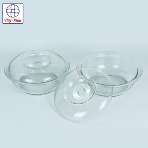 Tô âu phíp giả thủy tinh trong suốt cao cấp đựng cơm canh có nắp đậy size trung aladanh-net-vn