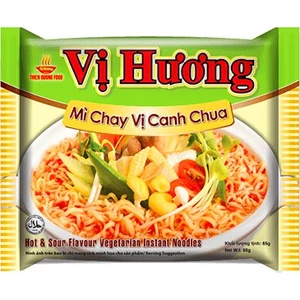 Thùng 30 gói mì chay vị canh chua 65gr _ Chua chua cay nhẹ thơm ngon đậm đà