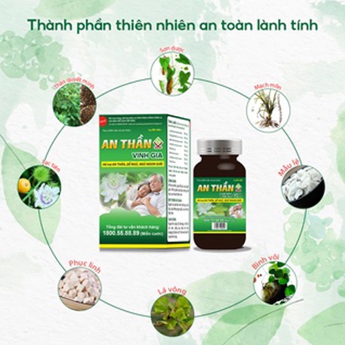 Ảnh Viên Uống Giúp Ngủ Ngon An Thần Vinh Gia, Giảm Căng Thẳng Mệt Mỏi, Suy Nhược Thần Kinh (60v/ Hộp) 2