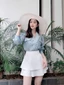 Chân váy ngắn 2 tầng xòe CV336 KYMIE