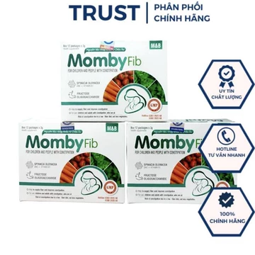 MOMBY FIB Cốm vi sinh, Men vi sinh cho bé giúp nhuận tràng, tiêu hoá tốt, hỗ trợ bé bị táo bón
