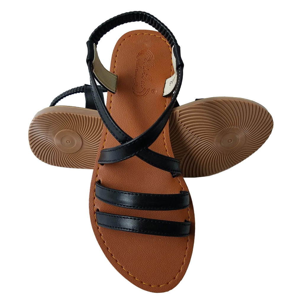 Giày Sandal Nữ Da Bò Thật BIGGBEN Cao Cấp HKD575