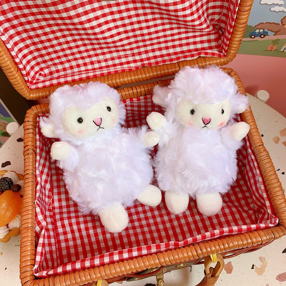 Móc Khóa Cừu Bông Xinh Xắn Dễ Thương