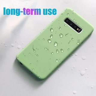 Ốp điện thoại silicon mềm màu trơn dành cho Samsung Galaxy S24 S23 S22 S21 S20 S10 Plus Ultra Fe 5G