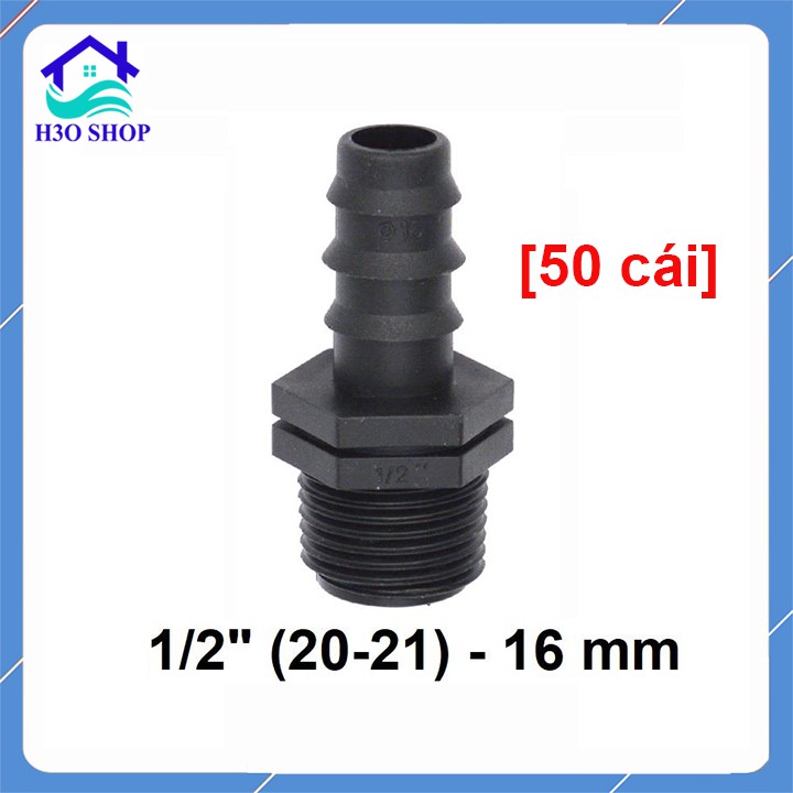 [Bịch 50 cái] Khởi thủy nối ống LDPE/HDPE 16mm - 20mm sang ống pvc 21mm ...