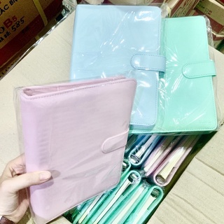 KLONG - Sổ còng da 7 màu để chọn - Da PU ruột CARO /  DOT / LINED / PLANNER size A5 - 100 trang; MS: 992 🐻🌸🌸