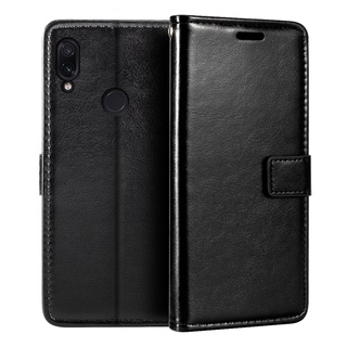 Ốp Lật Cho Xiaomi Redmi Note 7 Pro Ốp Lưng Ví Da PU