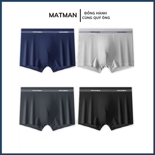 Quần Lót Lưới Nam Co Giãn 4 Chiều, Quần Sịp Đùi Nam Thông Hơi, Quần Boxer Nam Lưới Thoáng Khí