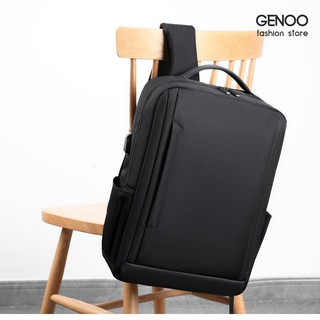 Balo Thời Trang Nam Nữ Cao Cấp Có Ngăn Đựng Laptop 15'6 Chống Sốc, Chống Nước Cao Cấp GN016 - GENBAG