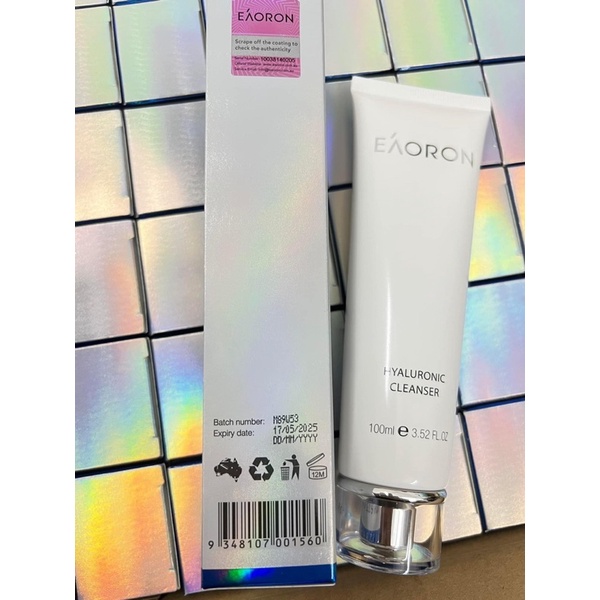 Sữa Rửa Mặt Trắng Sáng Da Eaoron 100ml Hyaluronic Cleanser ( hàng nội địa Úc)