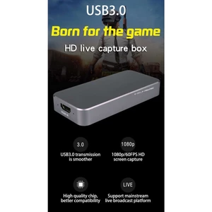HDMI HD Hộp Điều Khiển Trò Chơi Máy Tính PS4/Swith NS Betta Ghi Hình HD USB3.0 1080P Yy Tiger Teeth OBS Sống Chuyên Dụng