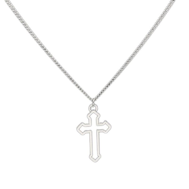Thánh Giá Necklace Nam Phong Cách Hip Hop, Biểu Tượng Chúa Giêsu và Ankh