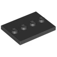 [Đế đứng cho nhân vật - 5 cái] Lego - Tile, Modified 3 x 4 with 4 Studs in Center - Gạch lẻ Lego