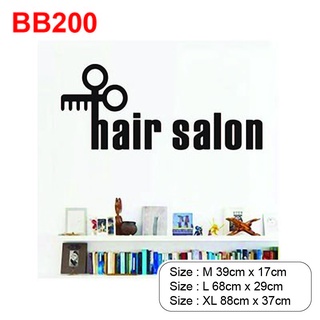 Decal dán trang trí cửa tiệm Barber, Spa, tăng doanh thu, thu hút khách hàng, tạo điểm nhấn P12