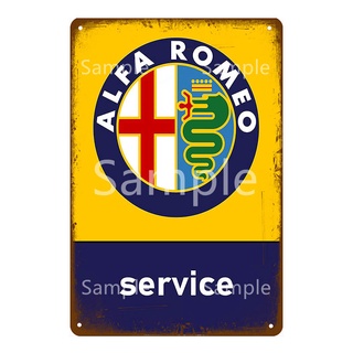 Cổ Điển Eunos Alfa Romeo Lotus Phần Dịch Vụ Mảng Bám Vintage Động Cơ Ô Tô Dấu Hiệu Trang Trí Trò Chơi Atari Poster Nhà Để Xe Trang Trí YL046