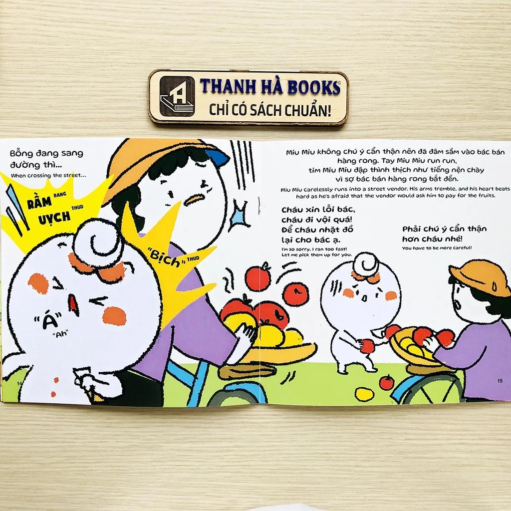 Sách Ehon Miu Miu Tự Lập - Đi Siêu Thị