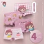 Combo 4 quần chip đùi bé gái màu tím, quần lót cho bé gái 100% cotton Maruka Fashion hình công chúa vui nhộn