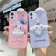 Phim Hoạt Hình Búp Bê Hoạt Hình Chó Thỏ Điện Thoại Di Động Cho IPhone 18 17 Air 16e 15 14 13 12 Pro Max 11 Pro Max X XS XR 8 7 Plus Vỏ Mềm