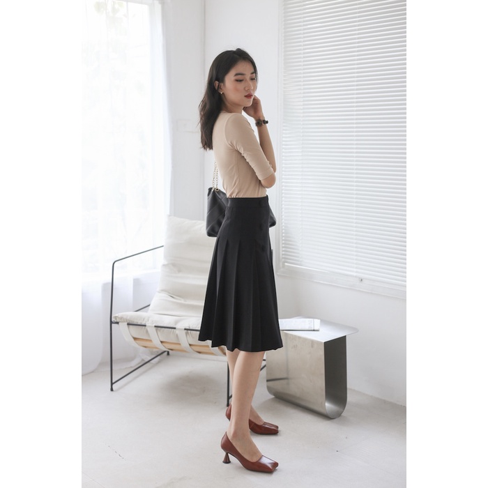 Ảnh De Leah - Chân Váy Midi Xếp Li - Thời trang thiết kế 2