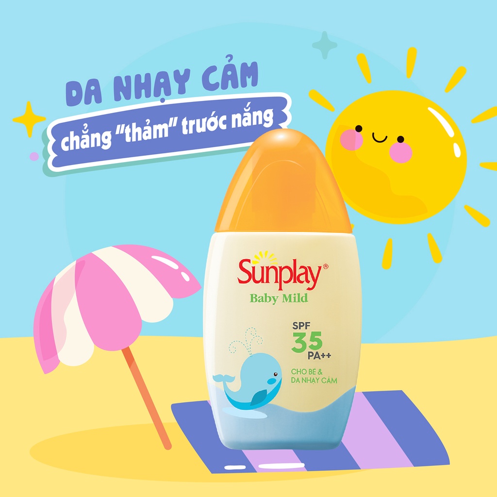 Ảnh Kem Chống Nắng Sunplay Dưỡng Trắng, Giải Nhiệt Cho Người Lớn Và Trẻ Em - Sữa Chống Nắng Sunplay 4