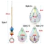 Đèn chùm PWSEND Crystal Rainbow Sun Catcher Ball Prism