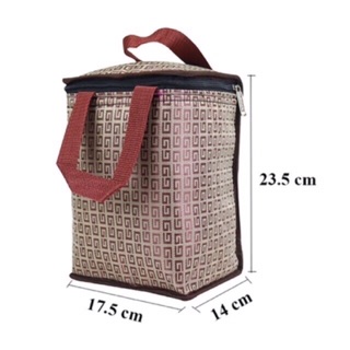 Túi Giữ Nhiệt Đựng Cơm Camen Dây Khoá Chắc Chắn