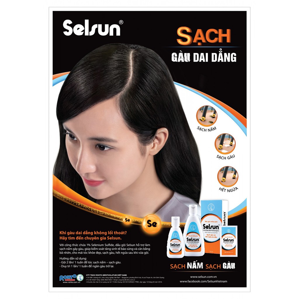 [Công Ty, Tem Phụ] Dầu gội - xả Selsun [COCOLUX]
