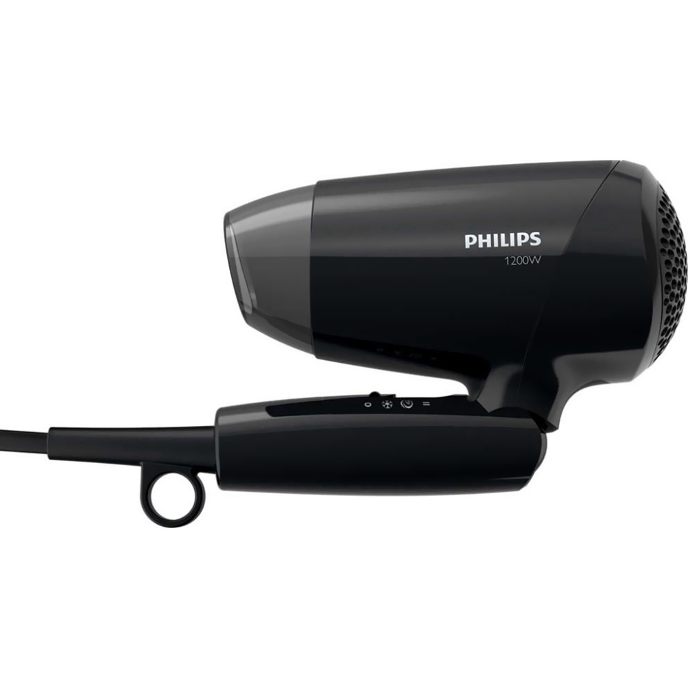 Ảnh Máy Sấy Tóc Philips BHC010/10 Đen - 1200W + 2 Tốc Độ Sấy + Sấy Mát - BH 2 Năm 1