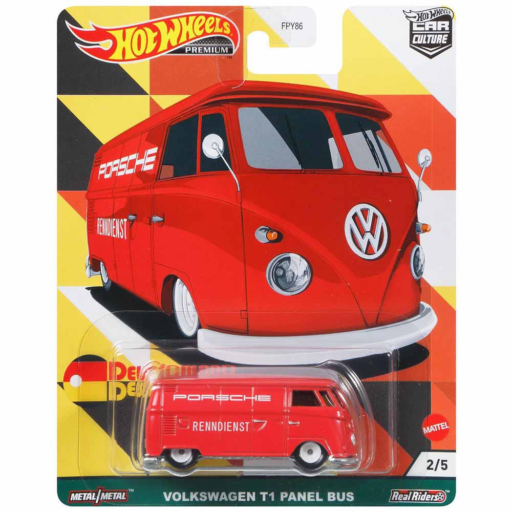 Xe Mô Hình Hot Wheels Volkswagen T1 Panel Bus Deutschland Desgin Premium Car Culture Shopee 5057