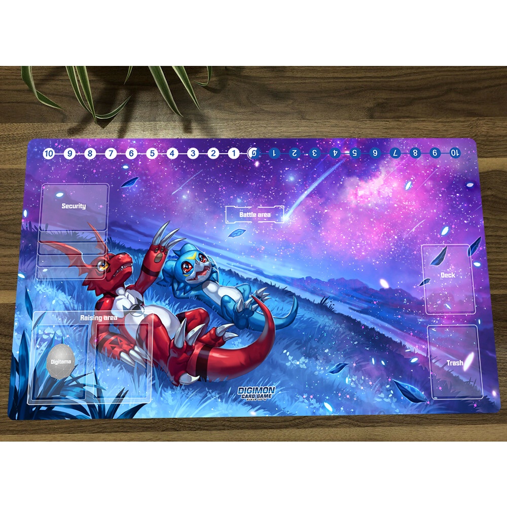 Digimon Playmat Digimon Duel Playmat  Mastemon Mirei Design  DTCG CCG Game  Mat, Mousepad, Non-Slip