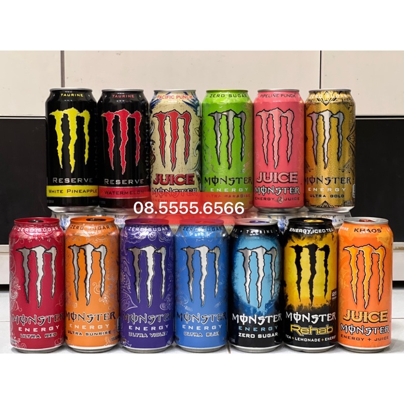 Nước Tăng Lực Monster Mỹ 473ml Lon Lớn | Shopee Việt Nam