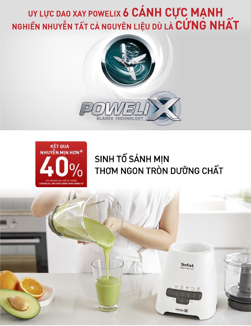 Mô tả Máy xay Tefal BlendForce+ Piano - 2