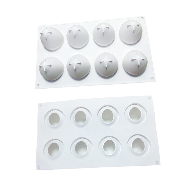 Khuôn Silicone 15 Ngăn Làm Bánh Hình Quả Dâu Tây Xinh Xắn