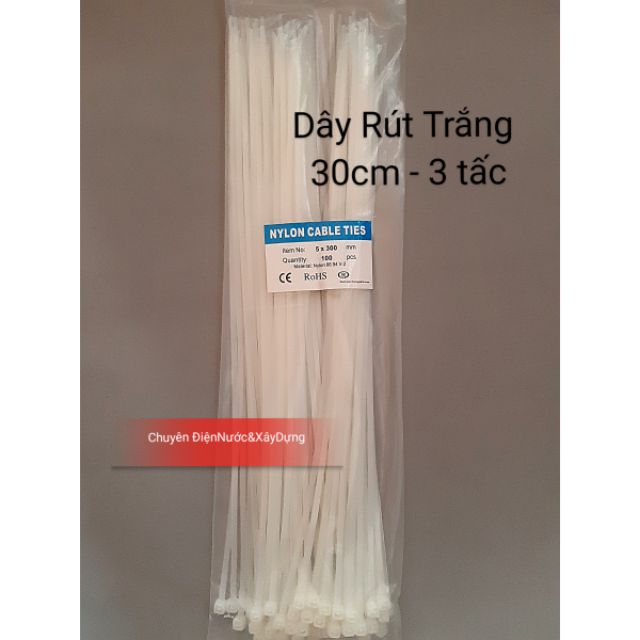 Dây Rút Nhựa 30cm - 3 tấc | Shopee Việt Nam