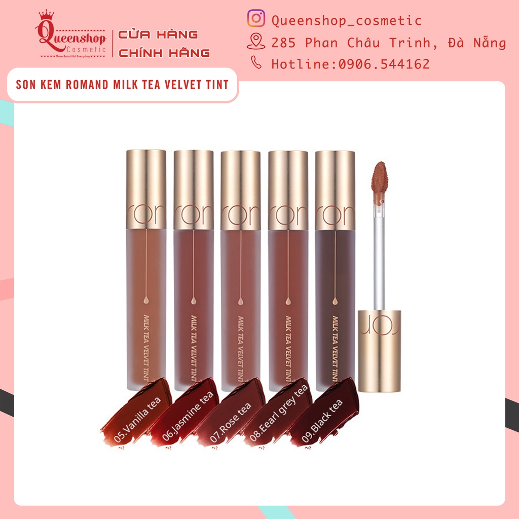 Son Kem Romand Milk Tea Velvet Tint Ver 2 Shopee Việt Nam