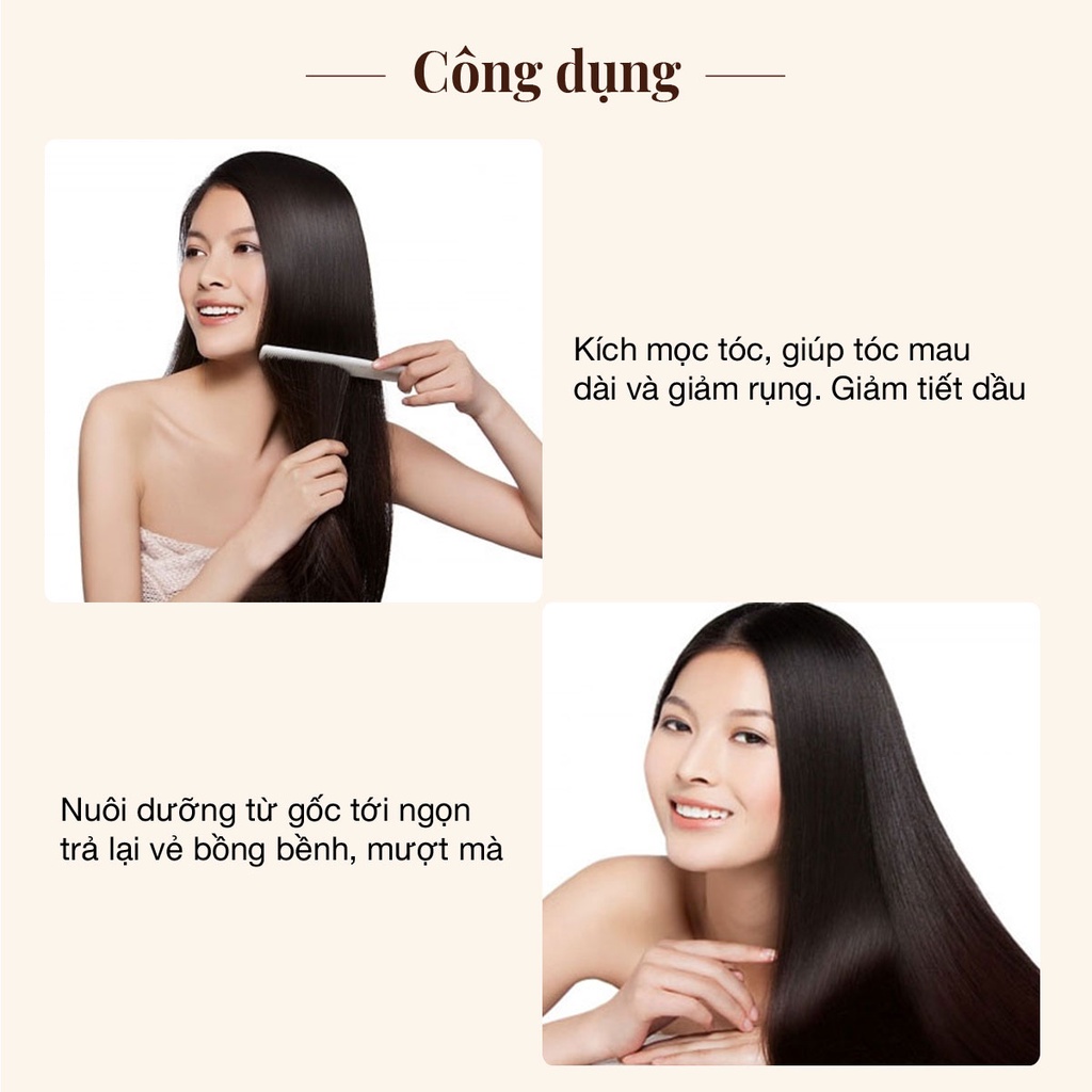Ảnh Bộ sản phẩm dầu gội thảo dược+ xịt bưởi kích mọc+ kem ủ tóc tráng gương combo 5 vyvyhaircare V 645ml / 680ml 3