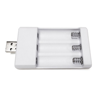 Bộ sạc pin AA / AAA loại 2 ngăn/ 3 ngăn/ 4 ngăn xài cổng USB