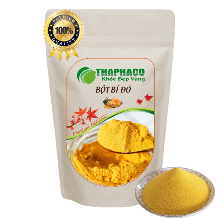 [HCM] Bột Trái Bí Đỏ 100g Uống Làm Đẹp Dưỡng Da THAPHACO