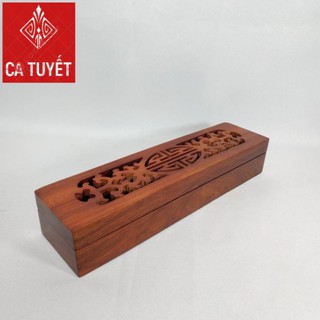 (RẺ NHẤT) HỘP ĐỰNG ĐŨA GỖ HƯƠNG TRẠM ĐỤC CỰC ĐẸP ( ẢNH THẬT 100%)