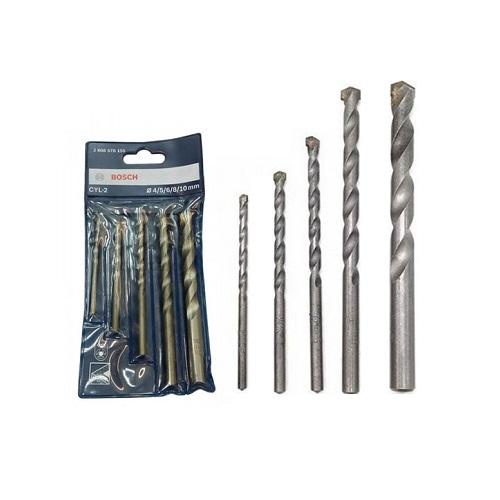 Bộ 5 mũi khoan tường Bosch 4/5/6/8/10mm 2608578155