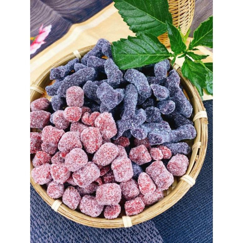 Kẹo dâu tây mix dâu tằm - 500g -[ FREE SHIP ] - Siêu ngon siêu rẻ siêu sạch