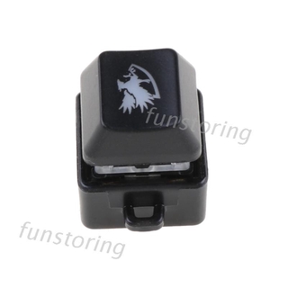 Móc khóa hình nút phím cơ có đèn led RGB độc đáo