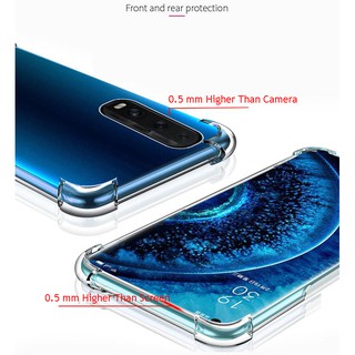 Ốp điện thoại mềm OPPO Find X2 Ốp điện thoại chống sốc bằng silicon trong suốt Ốp điện thoại TPU trong suốt