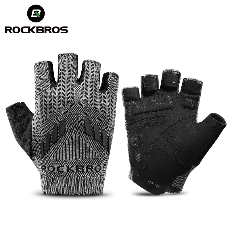 [Mã CLS2403F giảm 30k đơn 150k] Găng tay đi xe đạp ROCKBROS SBR chống sốc thoáng khí thoải mái cho nam